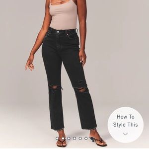 Curve Love Ultra High Rise Ankle Straight Jeans